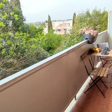 Michelet Studio Climatise Avec Balcon Et Parking Ferme Montpellier Exterior photo